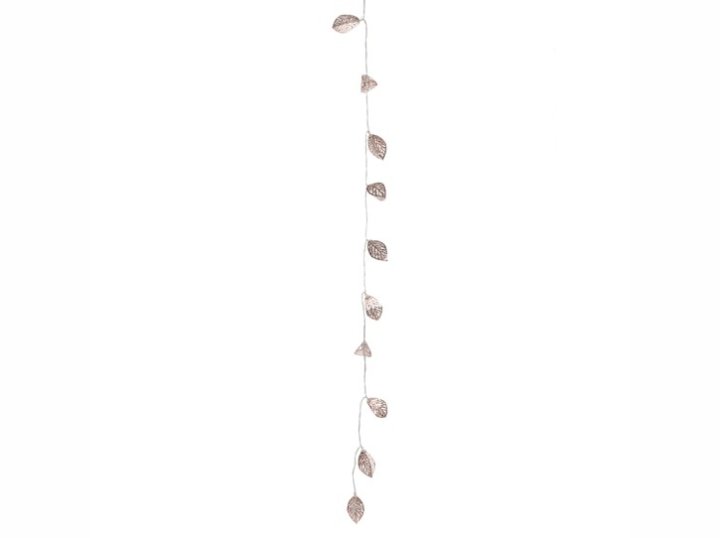 LED RASVJETA SA 10 METALNIH LISTOVA U BAKRENOJ BOJI 160 CM NA BATERIJE