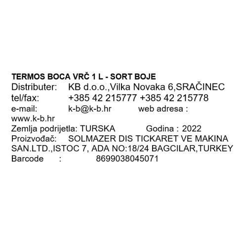 TERMOS BOCA VRČ 1L