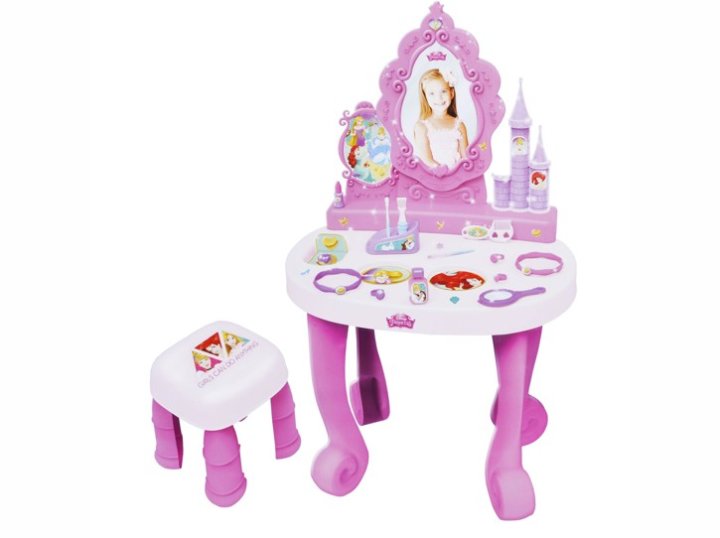 PRINCESS KOZMETIČKI STOLIĆ 78 CM S PRIBOROM 17 DJ.