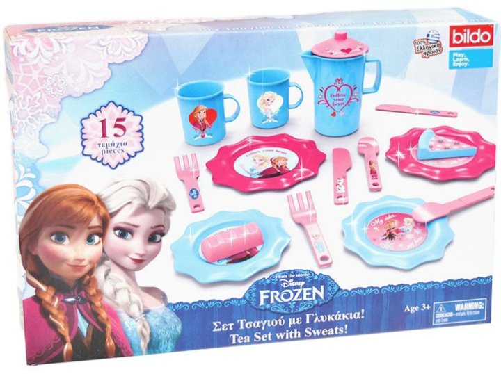 FROZEN ČAJ SET ZA IGRU S PRIBOROM 15 DIJELNI U KUTIJI 34x8x22,5 CM