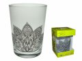 ČAŠA S UZORKOM ZA BOJANJE MANDALA 510 ML - cvijet