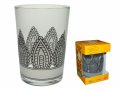 ČAŠA S UZORKOM ZA BOJANJE MANDALA 510 ML - listovi