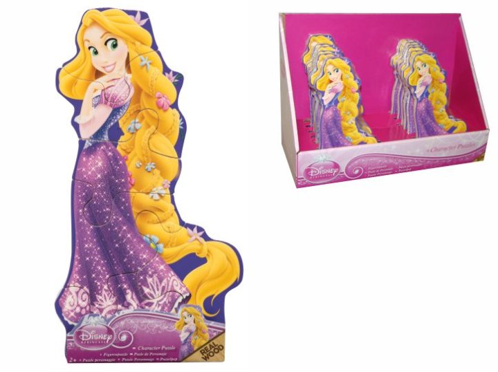 PRINCESS ZLATOKOSA PUZZLE DRVENE 6 DJELNE 19x10 CM