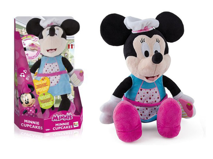 MINNIE MOUSE KUHARICA PLIŠANA 30 CM - MUZIČKA