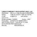 CJEDILO S DRŠKOM PROMJERA 17 CM PLASTIČNO U BOJI - LUX