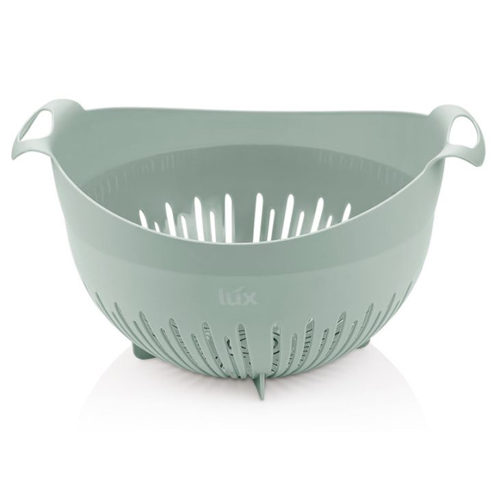 CJEDILO SA DVIJE DRŠKE 24 CM PLASTIČNO U BOJI - LUX