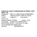 POSUDA ZA LADICU S PREGRADA ZA PRIBOR U BOJI - LUX