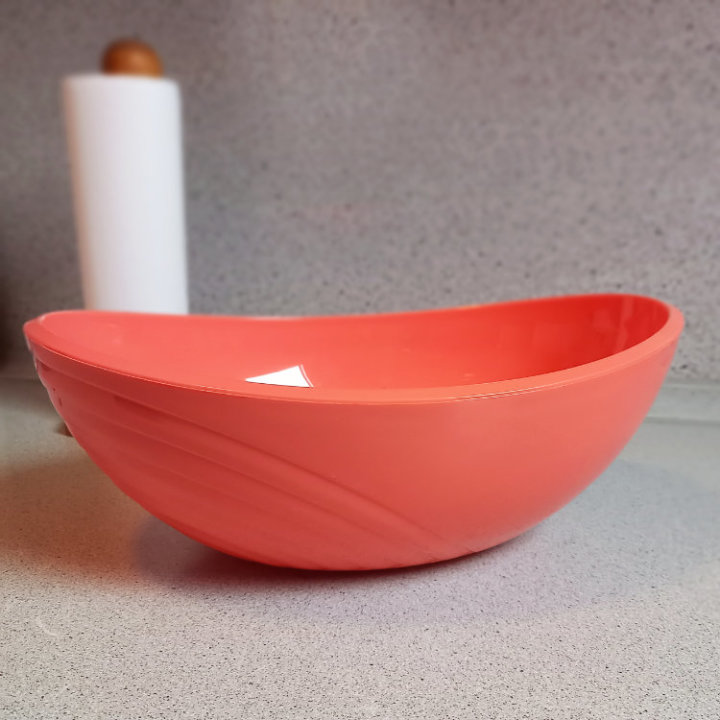 ZDJELA OVALNA PLASTIČNA U BOJI 3 L (32x25x12 CM) - LUX