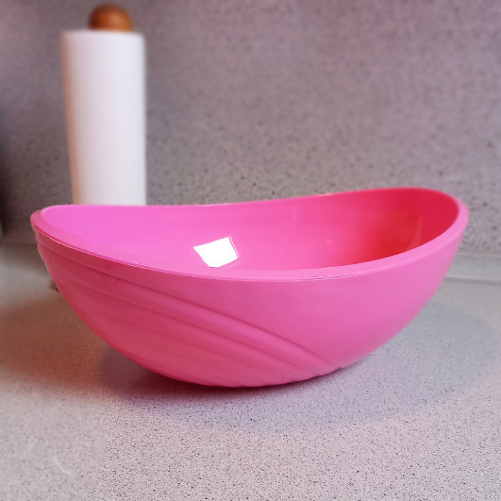 ZDJELA OVALNA PLASTIČNA U BOJI 3 L (32x25x12 CM) - LUX
