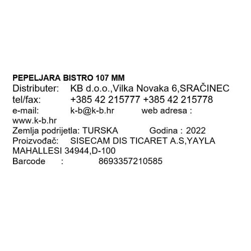 PEPELJARA BISTRO 10 CM