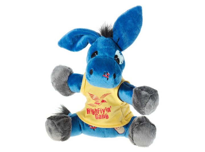 MAGARAC MURPHY PLIŠANI 21 CM - PLAVI SA ŽUTOM MAJICOM