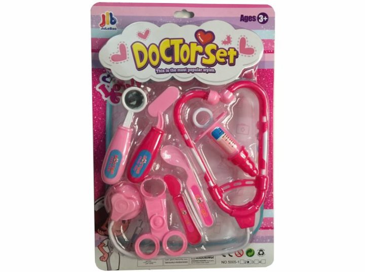 DOKTOR SET ZA IGRU ROZI NA BLISTERU 31,5x21,5 CM