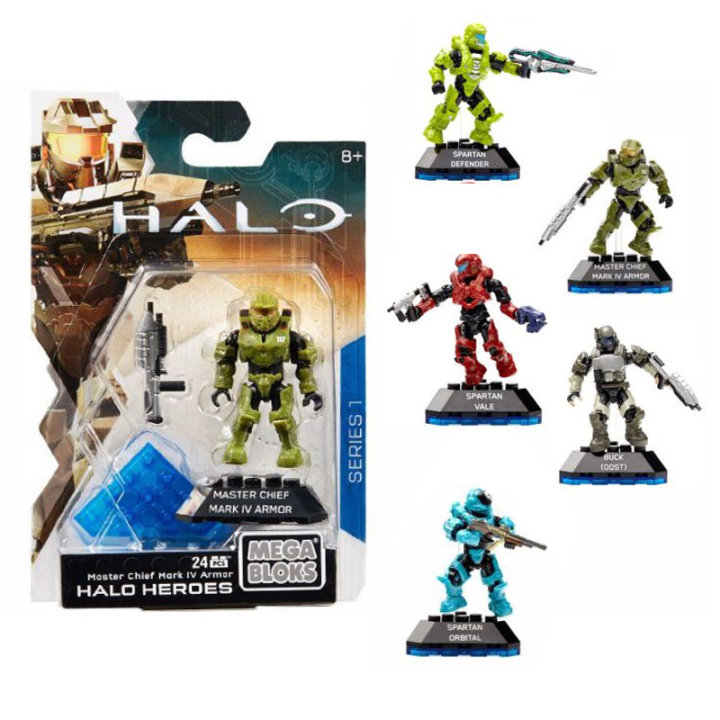 HALO FIGURA S PRIBOROM NA BLISTERU 15x10 CM - MEGA BLOCKS