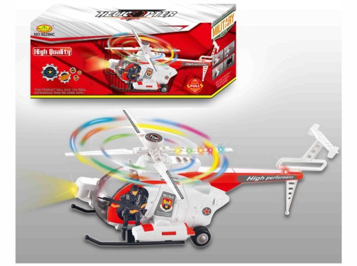 HELIKOPTER IGRAČKA SA SVJETLOM I ZVUKOM NA BATERIJE