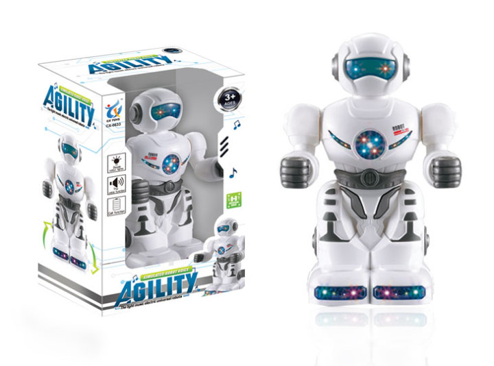 ROBOT SA SVJETLOM I ZVUKOM NA BATERIJE