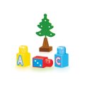 KOCKE ZA SLAGANJE 20 DIJELNE - AUTIĆ U KUTIJI 21x10 CM