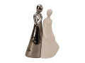 FIGURA STILIZIRANA ŽENA 21 CM BIJELA ILI SREBRNA