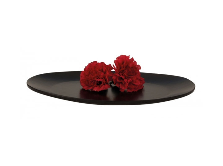 TANJUR OVALNI CRNI - MDF 28x18,5 CM