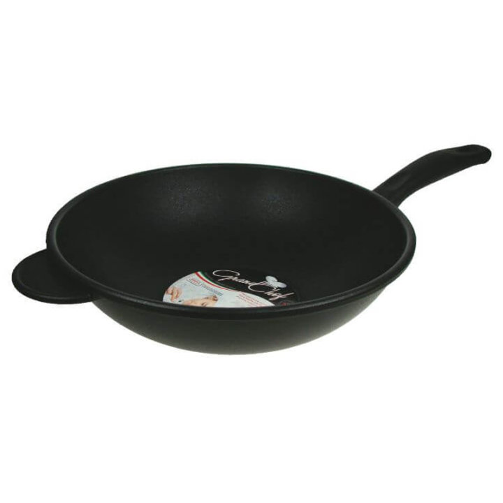Wok tava od lijevanog željeza 28 cm