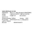 VAZA KRISTALIN 19,5 CM