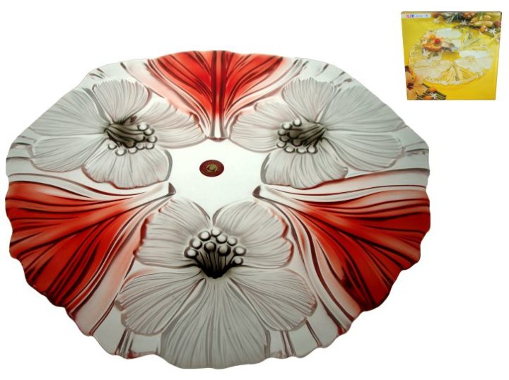 MIRANDA SATIN-CRVENO-CRNI TANJUR 36 CM