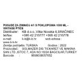 POSUDE ZA ZIMNICU 4/1 S POKLOPCIMA 1000 ML - VINTAGE PTICE