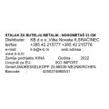 STALAK ZA BUTELJU METALNI - NOGOMETAŠ 33 CM