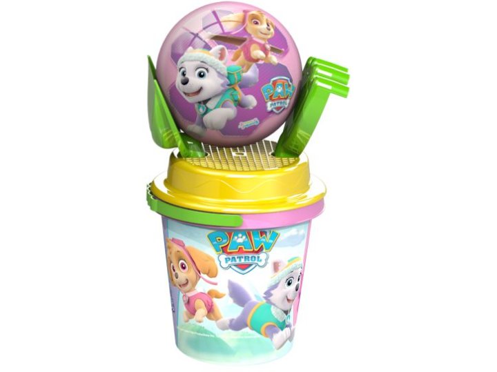 KANTICA S PRIBOROM PLAŽU I LOPTICOM ROZA - PAW PATROL