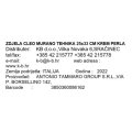 ZDJELA CLEO MURANO STAKLO 25x33 CM KREM PERLA