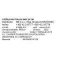 CJEDILO NA STALKU INOX 24 CM