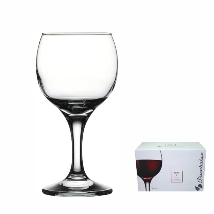 ČAŠE STAKLENE BISTRO NA STALKU 6/1 225 mL