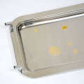 TACNA INOX 18/10 ČETVRTASTA S POZLATOM 36 CM