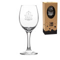 ČAŠA ZA VINO S TISKOM KRALJ U POKLON KUTIJI 370 Ml