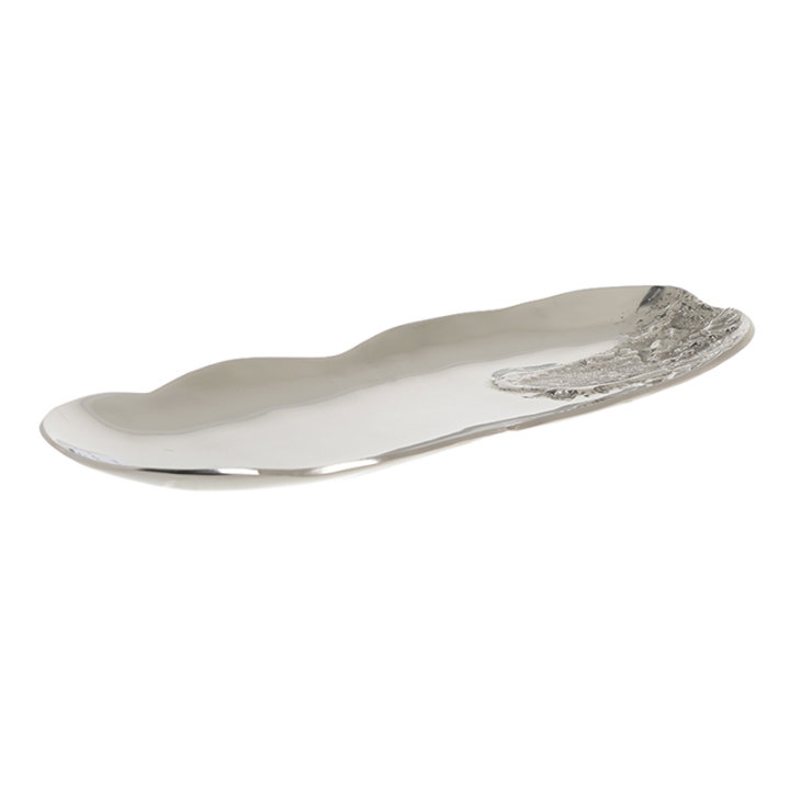 TANJUR DEKORATIVNI OVALNI ALUMINIJSKI 45,5x17x3,5 CM