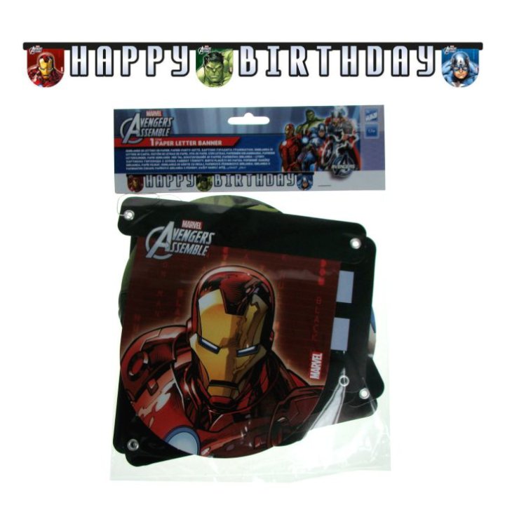 DEKORACIJE ZASTAVICE ROĐENDANSKE 170 CM - AVENGERS