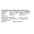 ČAŠE KRISTALIN CHANSON CRNO VINO 6/1 460 ML