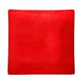 TANJUR STAKLENI DEKORIRANI ČETVRTASTI 23,5x23,5 CM - CRVENI
