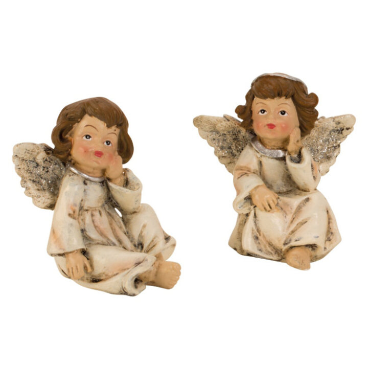 ANĐEO FIGURA SJEDEĆI 7 CM SORT