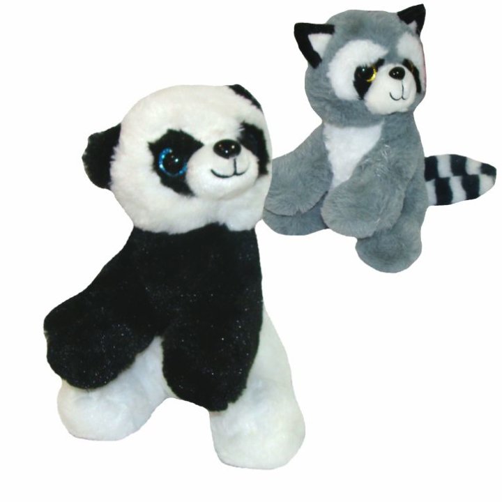 PANDA / RAKUN PLIŠANI SJEDEĆI 25 CM