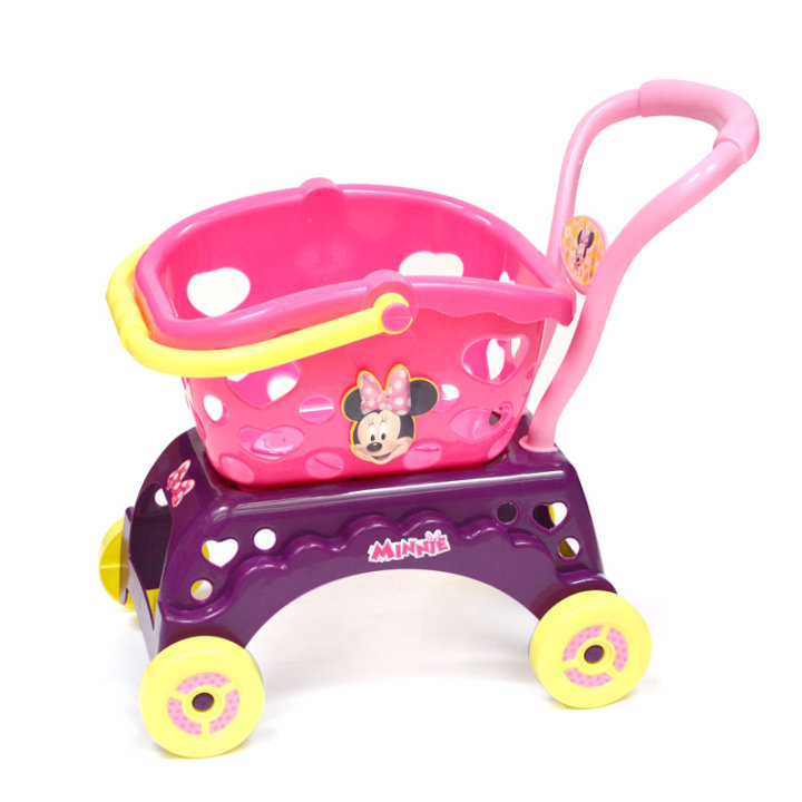 MINNIE MOUSE KOLICA I KOŠARICA ZA KUPOVINU 2u1 34x36 CM