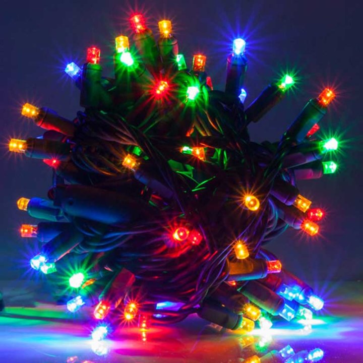 VANJSKE ŽARULJICE ZA BOR MINI LED 180/1 MULTICOLOR S FUNKCIJAMA