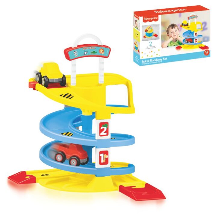 Fisher price spiralna parking garaža, s autićima