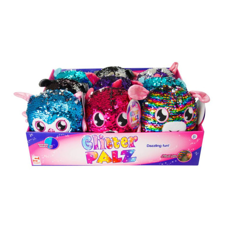 GLITER PALZ LJUBIMAC SEQUIN 20 CM SORT