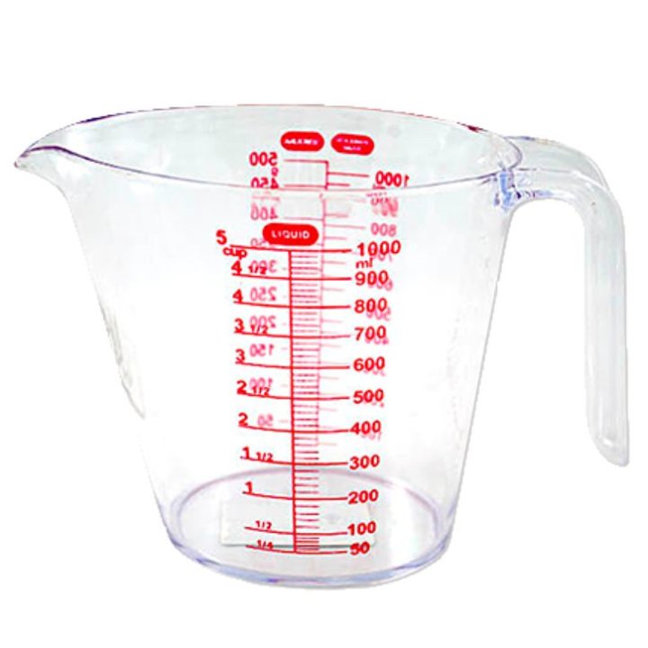 POSUDICA ZA MJERENJE BAŽDERANA 1000 ML - PVC