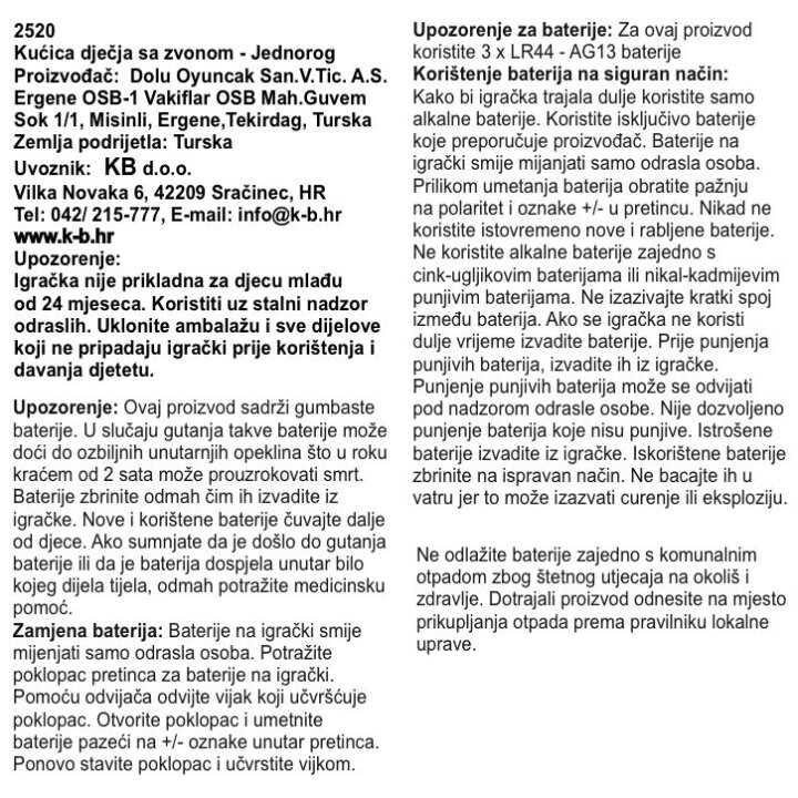 KUĆICA ZA IGRU S OGRADOM - CITY HOUSE JEDNOROG ROZA