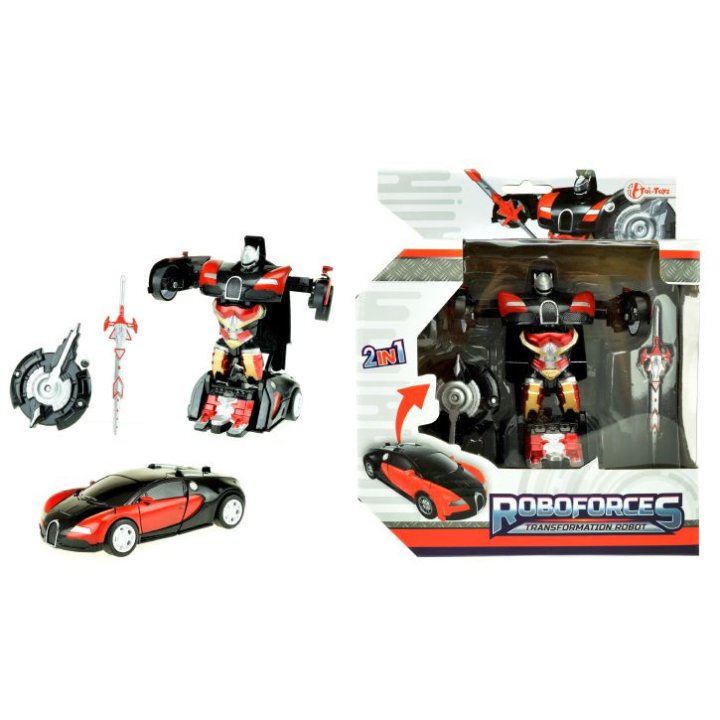 ROBOT-AUTO TRANSFORMER S MAČEM
