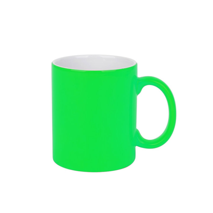ŠALICA KERAMIČKA NEON ZELENA 300 ML