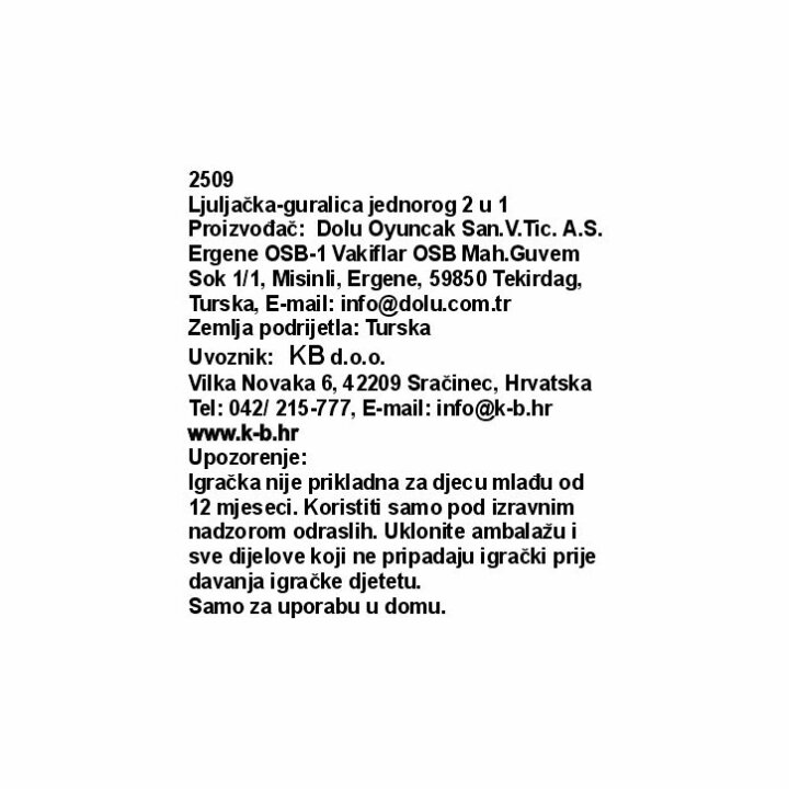 JEDNOROG ZA LJULJANJE S KOTAČIMA 2 U 1