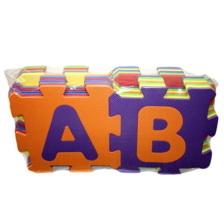Podne spužvaste puzzle - Abeceda, sa slovima