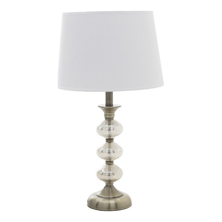 LAMPICA NOĆNA STAKLO-METAL BOJA ŠAMPANJCA 55x30 CM
